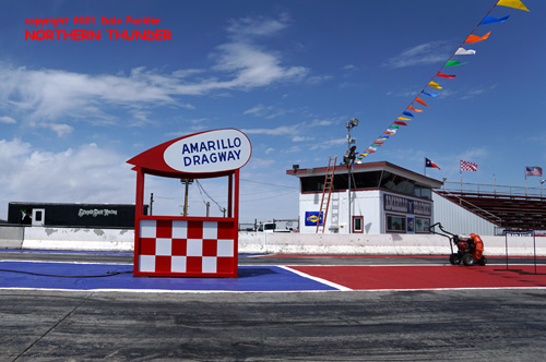 Amarillo Dragway sign
